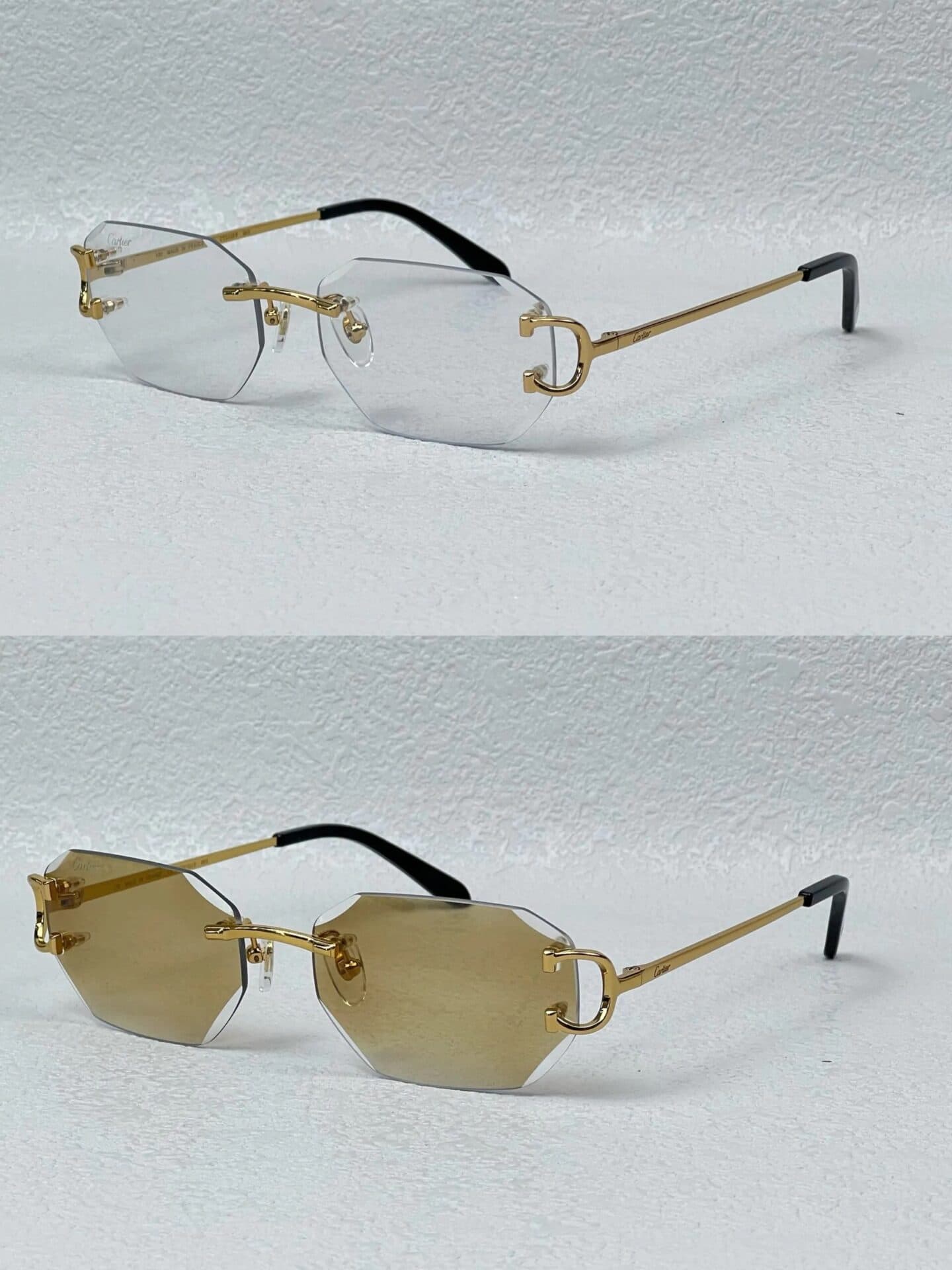 Cartier Zonnebril Goud CT0104