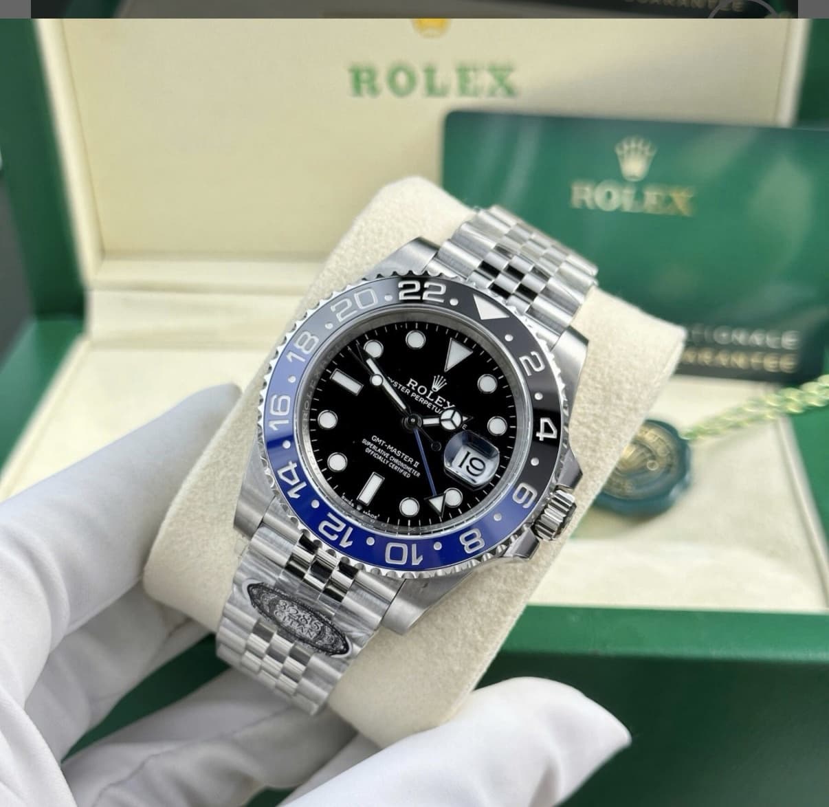 Rolex GMT-Master II 126710BLNR Batgirl 904L Steel Black Dial 40mm Jub Super Clone