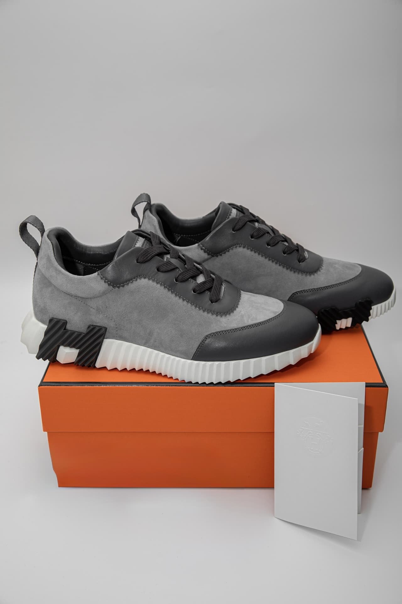 Hermes Bouncing Sneaker Gris Orage