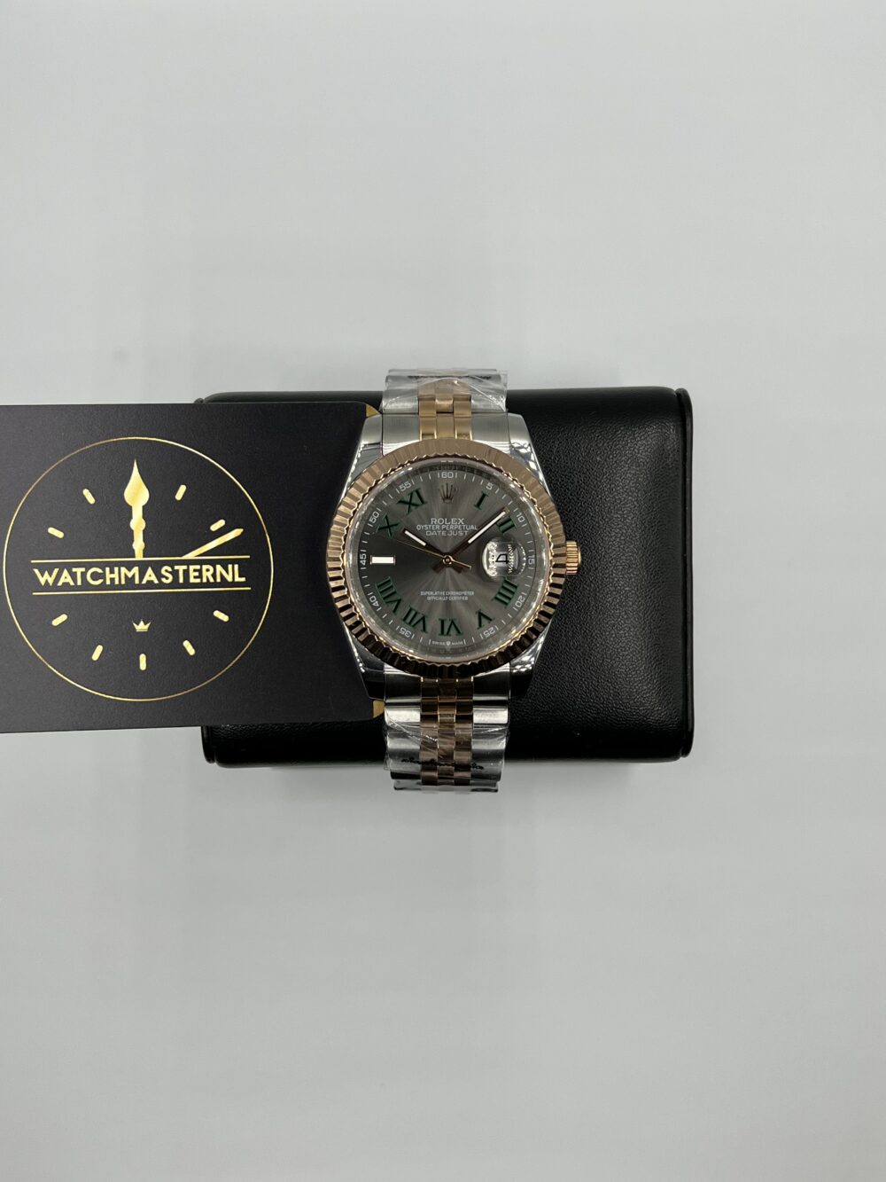 Datejust rose gold wimbledon